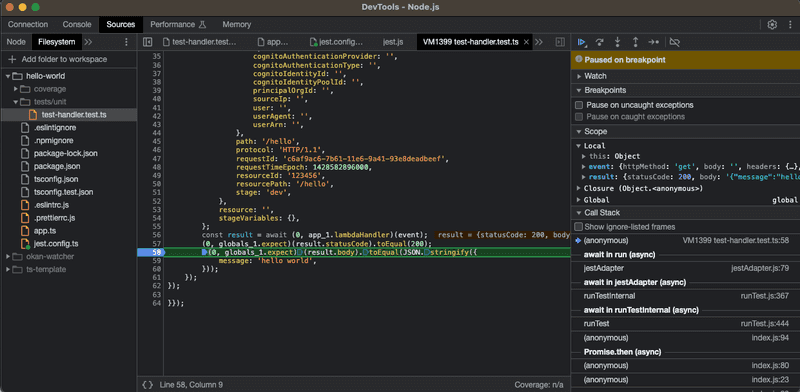 debug js