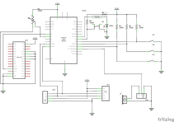 alarm machine circuit