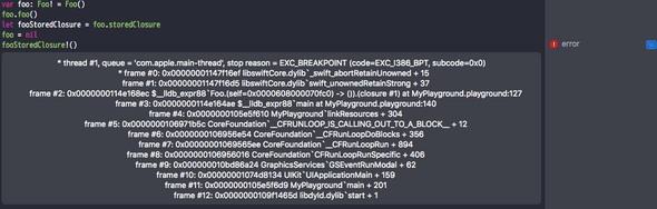 unowned error